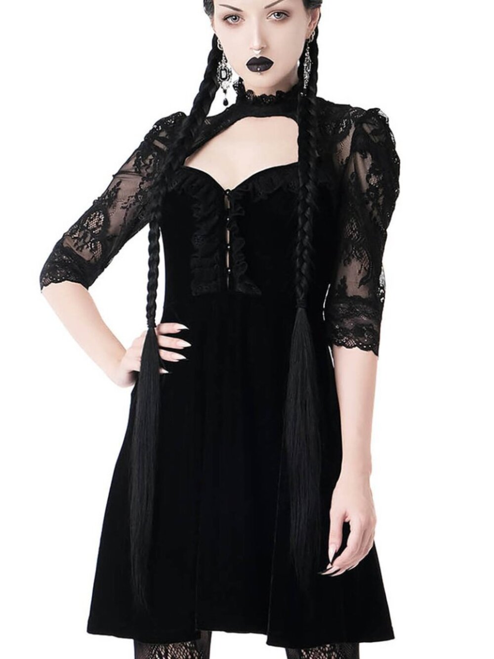 Killstar Violet Lace Dress